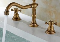 Antique Brass Bathroom Sink Faucets