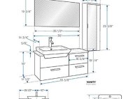 Bathroom Sink Cabinet Depth