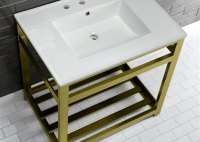 Console Bathroom Sink With Overflow