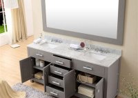 Large Double Sink Bathroom Vanity