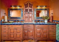 Mexican Bathroom Sink Cabinets