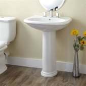 Bathroom Sink Pedestal Base Only