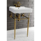 Bathroom Sink With Brass Legs
