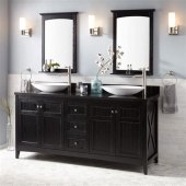 Black Bathroom Vanity Vessel Sink