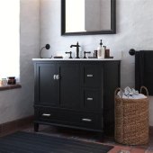 Black Bathroom Vanity With Sink 36
