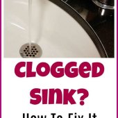 Clogged Bathroom Sink Baking Soda Vinegar