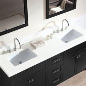 Double Sink Bathroom Countertop