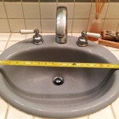 How To Measure A Round Bathroom Sink