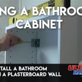 How To Mount A Bathroom Cabinet With Only One Stud