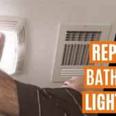 How To Replace Bathroom Lamp
