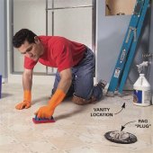How To Replace Ceramic Tile Floor In The Bathroom