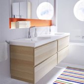 Ikea Bathroom Double Sink Cabinets
