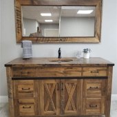 Reclaimed Wood Bathroom Vanities