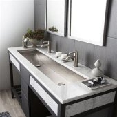 Trough Bathroom Sink And Vanity