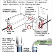 What Causes Sewer Gas Smell In Bathroom Sink