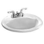 American Standard Oval Drop In Bathroom Sink