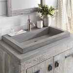 Bathroom Vanity Top With Trough Sink