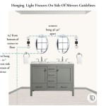 Best Height For Bathroom Wall Sconces