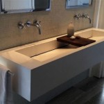Double Trough Sink Bathroom Vanity
