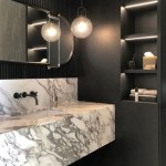 Floating Marble Bathroom Vanity Sink