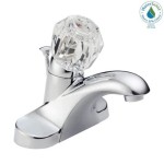 How To Change A Washer In Single Handle Delta Bathroom Faucet
