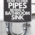 How To Cover Pipes Under Bathroom Sink