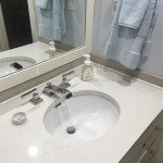 How To Fill Space Between Bathroom Vanity And Wall