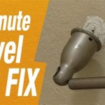 How To Fix A Bathroom Towel Hanger
