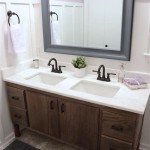 How To Make A Bathroom Vanity Look Built In