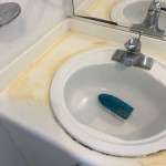 How To Remove Yellow Stains On Bathroom Counters