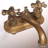 Antique Brass Bathroom Sink Fixtures