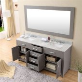 Bathroom Double Sink Vanity 72