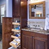 Bathroom Vanity With Tall Storage Cabinet