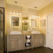 Can Lights Above Bathroom Vanity