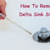 Delta Bathroom Sink Drain Removal