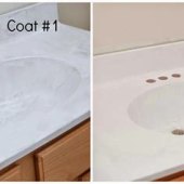 How Do You Paint A Bathroom Sink Countertop