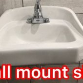 How To Hang A Wall Mount Bathroom Sink