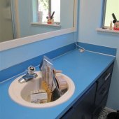 How To Paint Your Bathroom Countertop