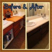 How To Redo Old Bathroom Vanity