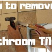 How To Remove Old Tiles From Bathroom