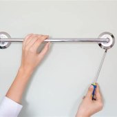 How To Remove Towel Bar In Bathroom Tiles