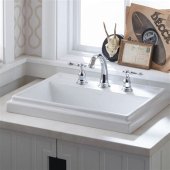 Kohler Rectangular Drop In Bathroom Sink