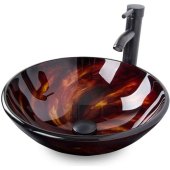Red Bathroom Sink Bowl Vessel