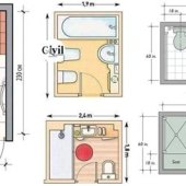 Small Bathroom Layout Dimensions In Meters