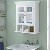 Wall Mounted Bathroom Cabinet White