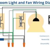 Wiring Bathroom Fan Light Two Switches