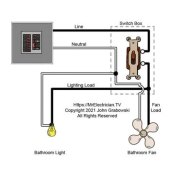 Wiring Bathroom Fan To Light Switch